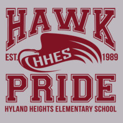 Hawk Pride Adult Hoodie Grey Design