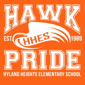 Hawk Pride Youth T-Shirt Pink/Orange Design