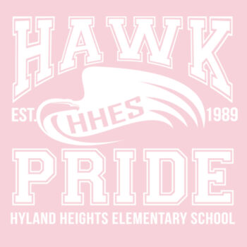 Hawk Pride Adult Hoodie Pink Design